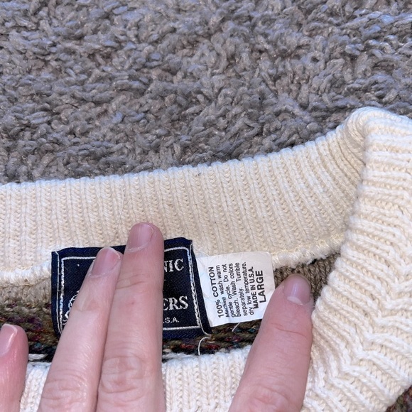 Vintage Peconic Bay Traders Grandpa Sweater - Picture 5 of 6